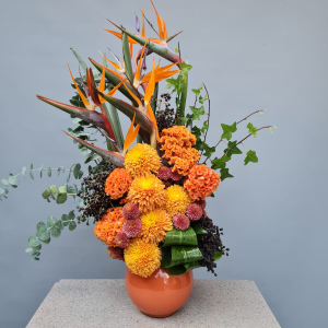  İstanbul Çiçek Gönder - Ateşin Renkleri Aranjmanı