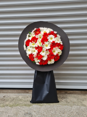  İstanbul Çiçekçiler - Ayaklı Küçük Çelenk